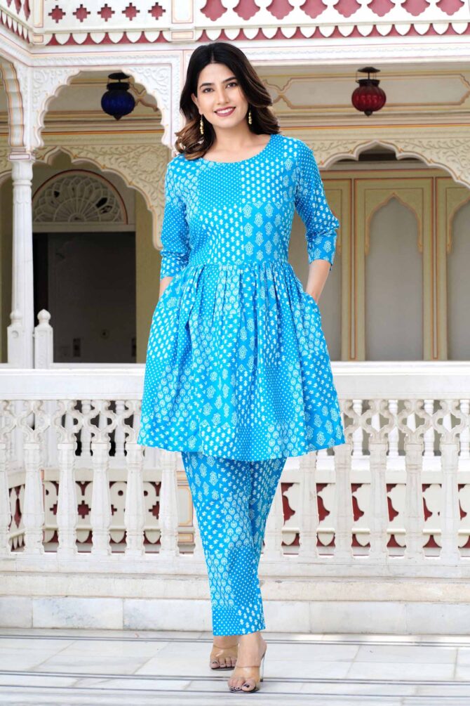 Cotton Cord Set Suit For Women