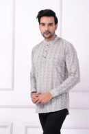 Bagru Lining Printed Cotton Short Kurta